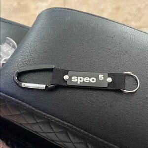 Black Carabiner Keychain Strap